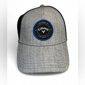 Callaway Heather Gray and Black Men's Hat